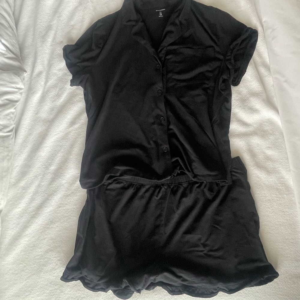 Amazon Essentials pajama set black XL